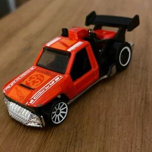 2021 Hot Wheels #115 HW Hot Trucks 8/10 LOLUX Red w/Black 5 Sp White 10 Spokes